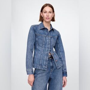 GAP Longline Denim Jacket - XL
